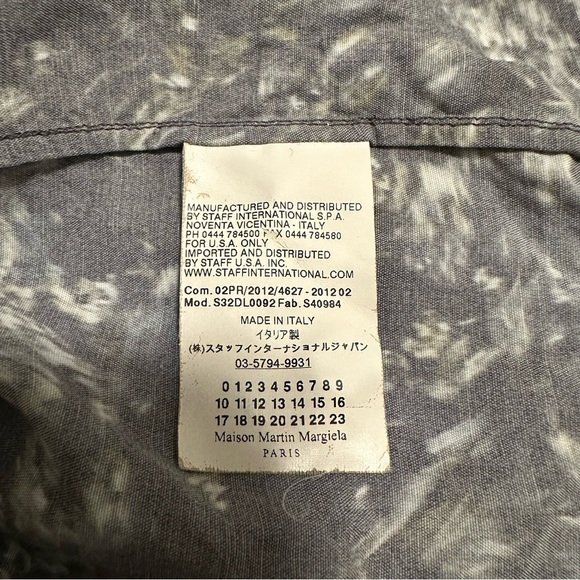 MM6 Margiela Fall 2012 distressed dark floral sleeveless blouse size EU40 small - Picture 7 of 9